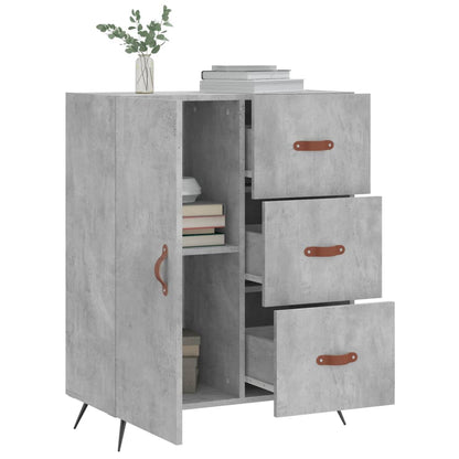 Sideboard Betongrau 69,5x34x90 cm Holzwerkstoff