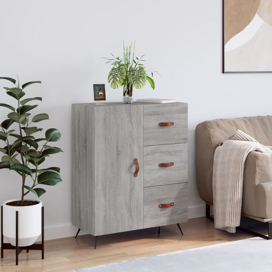 Sideboard Grau Sonoma 69,5x34x90 cm Holzwerkstoff