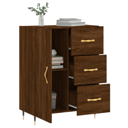 Sideboard Braun Eichen-Optik 69,5x34x90 cm Holzwerkstoff