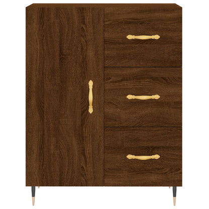 Sideboard Braun Eichen-Optik 69,5x34x90 cm Holzwerkstoff