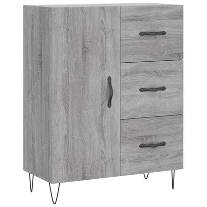 Sideboard Grau Sonoma 69,5x34x90 cm Holzwerkstoff