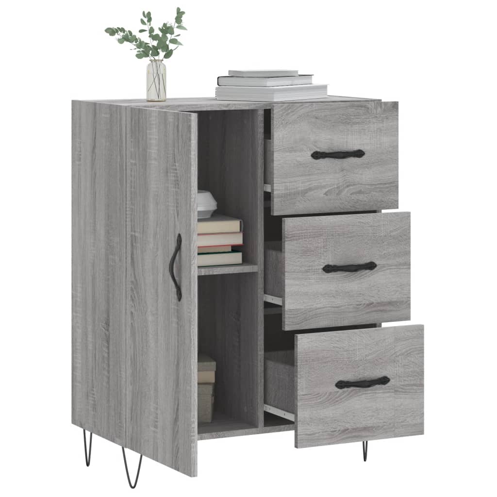 Sideboard Grau Sonoma 69,5x34x90 cm Holzwerkstoff