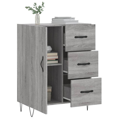 Sideboard Grau Sonoma 69,5x34x90 cm Holzwerkstoff