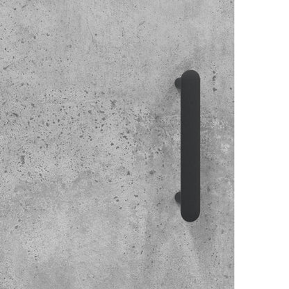 Skænk Beton Grå 69,5x34x90 cm Træ Materiale