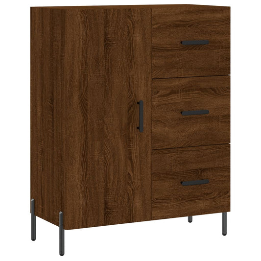 Skænk Brun Eg Look 69,5x34x90 cm Træmateriale