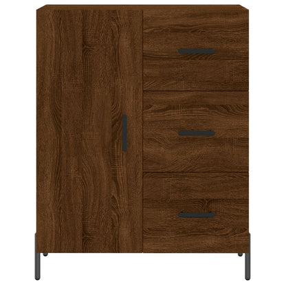 Skænk Brun Eg Look 69,5x34x90 cm Træmateriale