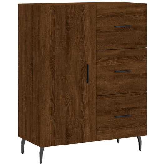 Skænk Brun Eg Look 69,5x34x90 cm Træmateriale