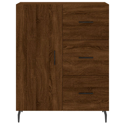 Sideboard Braun Eichen-Optik 69,5x34x90 cm Holzwerkstoff