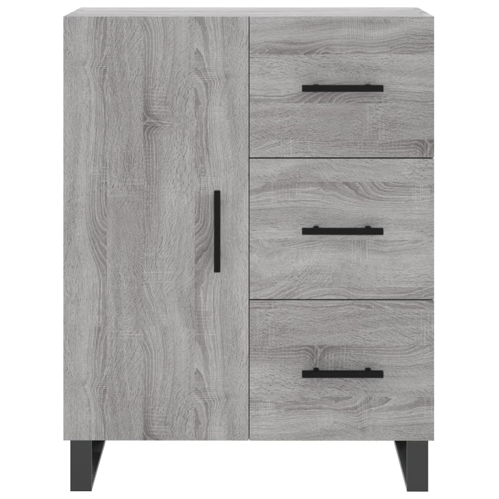 Sideboard Grau Sonoma 69,5x34x90 cm Holzwerkstoff
