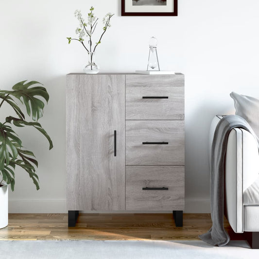 Sideboard Grau Sonoma 69,5x34x90 cm Holzwerkstoff