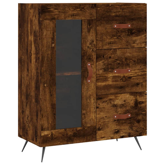 Skænk røget eg 69,5x34x90 cm træmateriale