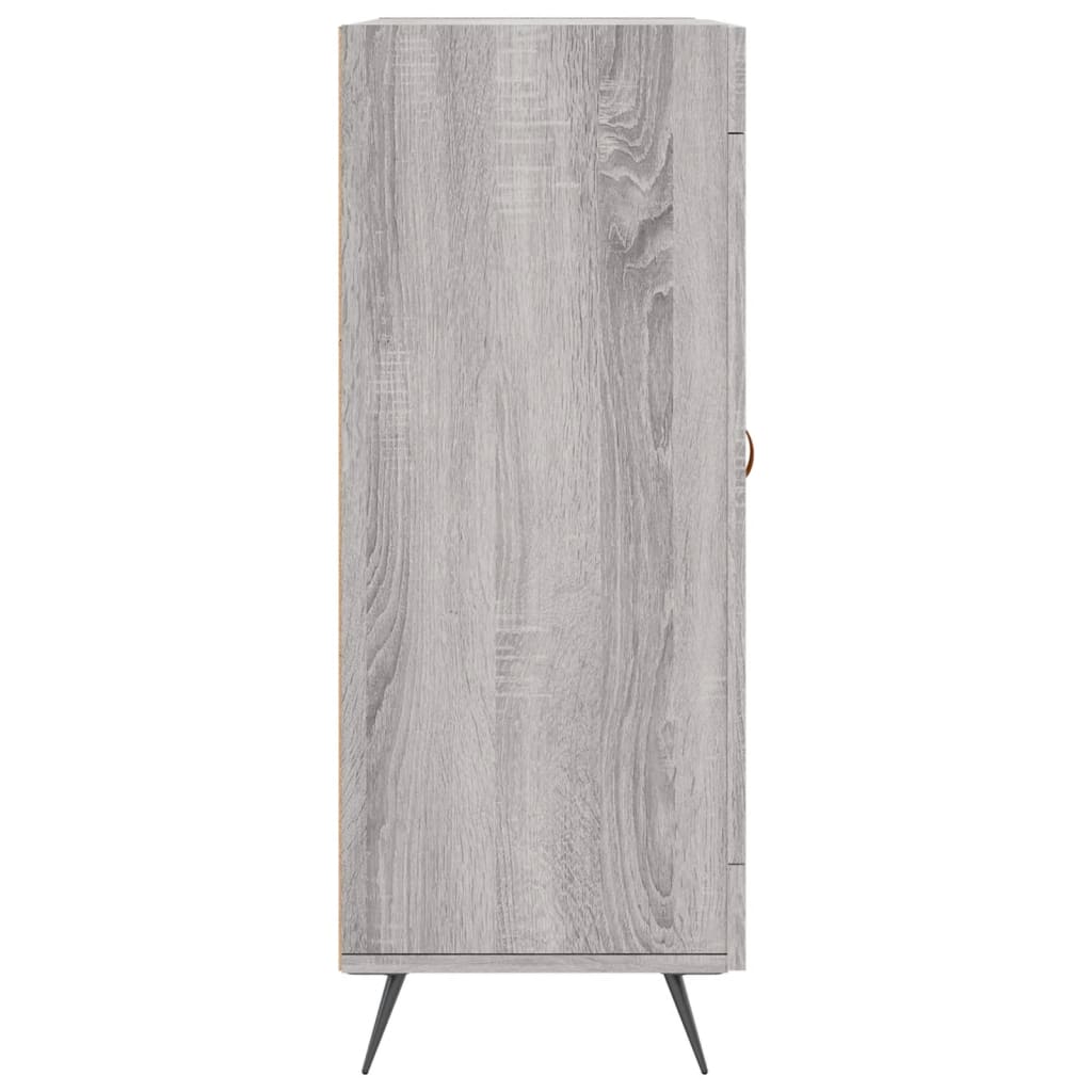 Skænk Grå Sonoma 69,5x34x90 cm Træmateriale