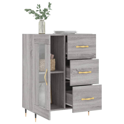 Sideboard Grau Sonoma 69,5x34x90 cm Holzwerkstoff
