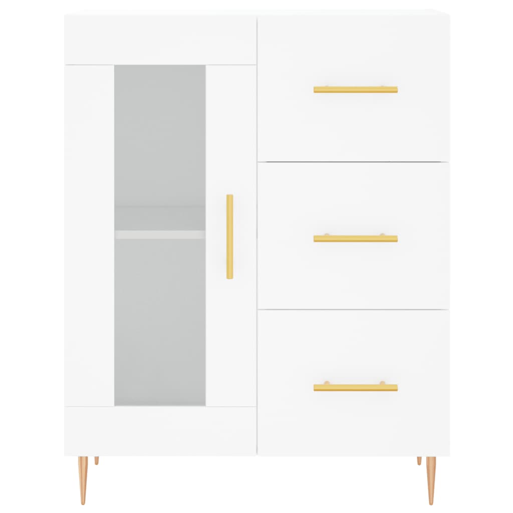 Sideboard Weiß 69,5x34x90 cm Holzwerkstoff