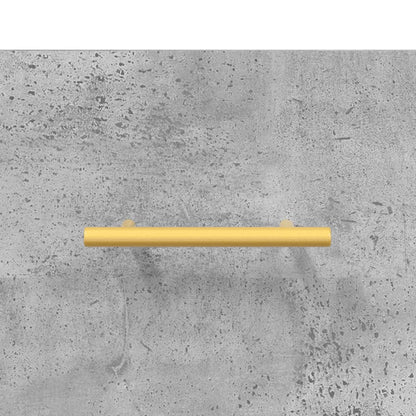 Skænk Beton Grå 69,5x34x90 cm Træ Materiale