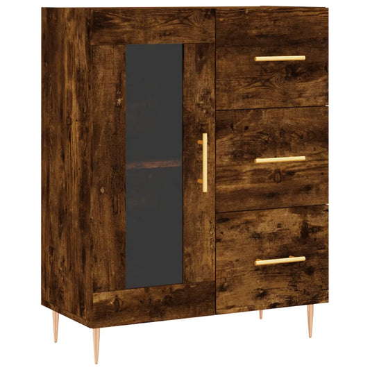 Skænk røget eg 69,5x34x90 cm træmateriale