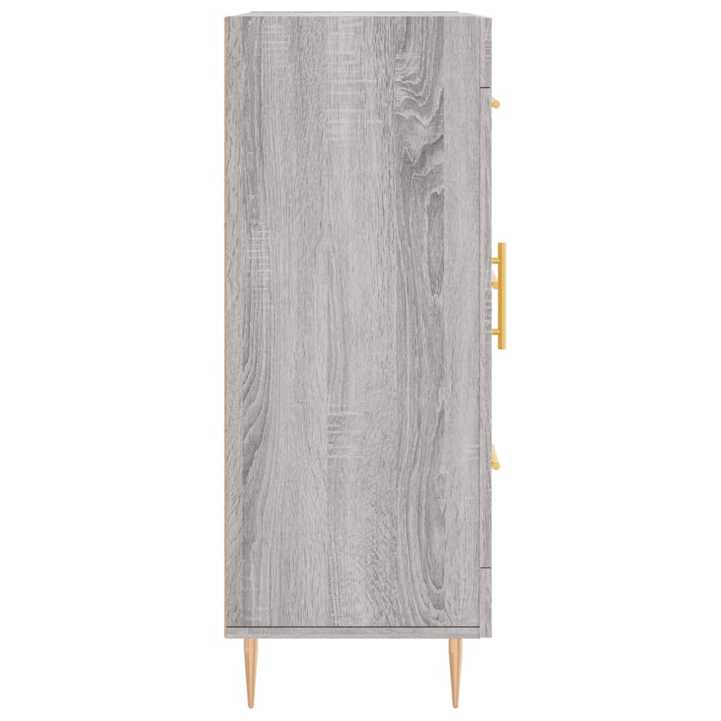 Skænk Grå Sonoma 69,5x34x90 cm Træmateriale