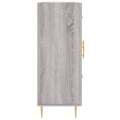 Skænk Grå Sonoma 69,5x34x90 cm Træmateriale