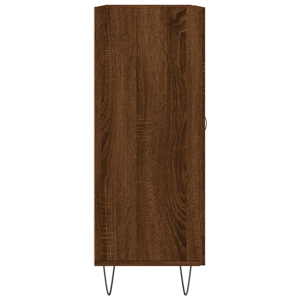 Sideboard Braun Eichen-Optik 69,5x34x90 cm Holzwerkstoff