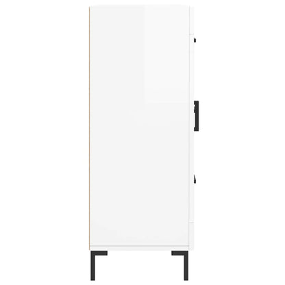 Sideboard Hochglanz-Weiß 69,5x34x90 cm Holzwerkstoff