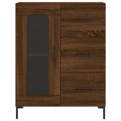 Skænk Brun Eg Look 69,5x34x90 cm Træmateriale