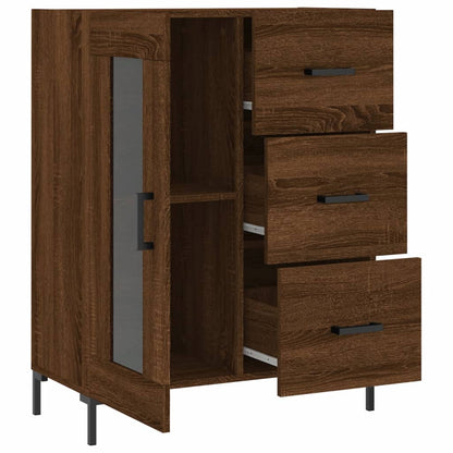 Skænk Brun Eg Look 69,5x34x90 cm Træmateriale