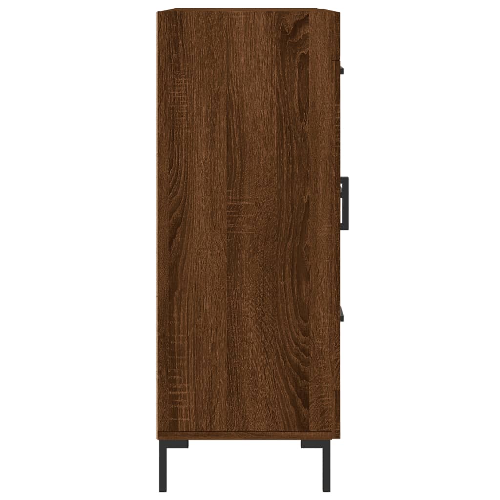 Skænk Brun Eg Look 69,5x34x90 cm Træmateriale