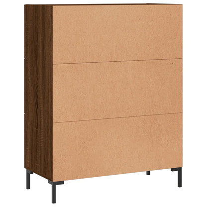 Skænk Brun Eg Look 69,5x34x90 cm Træmateriale