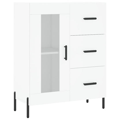 Skænk Hvid 69,5x34x90 cm Træ Materiale