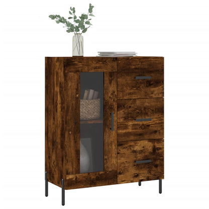 Skænk røget eg 69,5x34x90 cm træmateriale