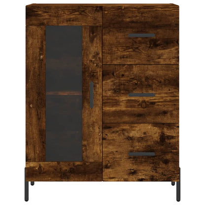 Skænk røget eg 69,5x34x90 cm træmateriale