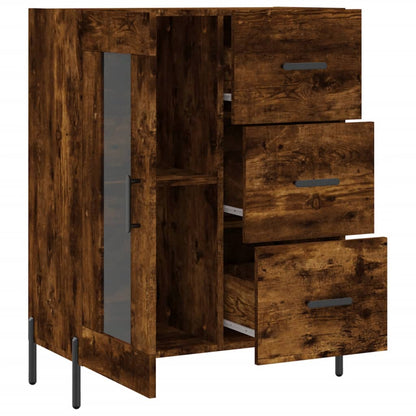 Skænk røget eg 69,5x34x90 cm træmateriale