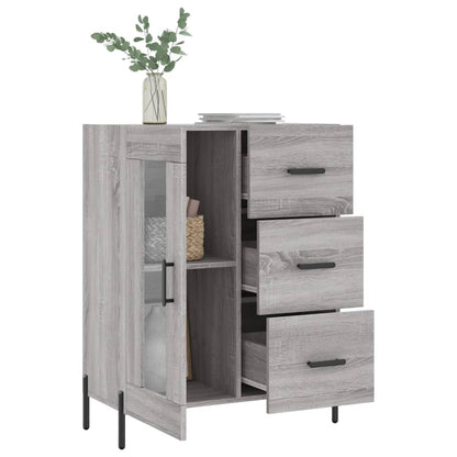 Sideboard Grau Sonoma 69,5x34x90 cm Holzwerkstoff