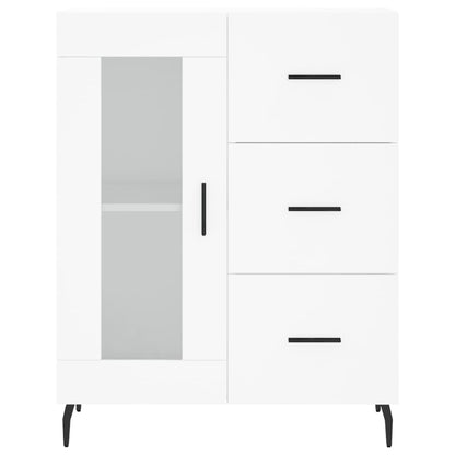 Skænk Hvid 69,5x34x90 cm Træ Materiale