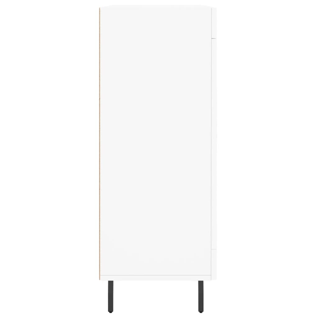 Skænk Hvid 69,5x34x90 cm Træ Materiale