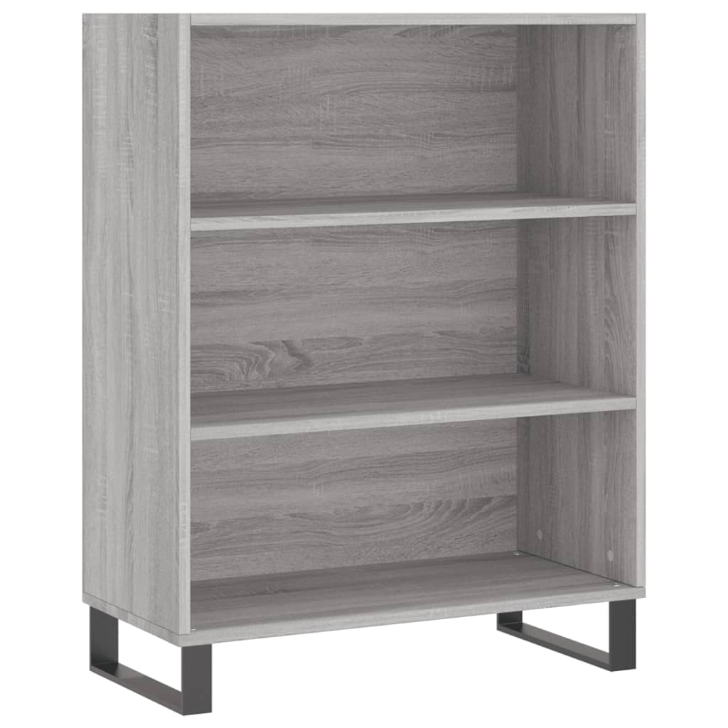 Reol Grå Sonoma 69,5x32,5x90 cm Træmateriale