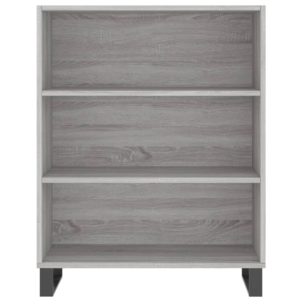 Reol Grå Sonoma 69,5x32,5x90 cm Træmateriale