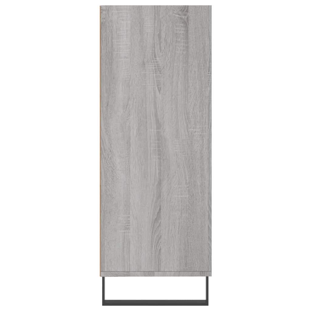 Reol Grå Sonoma 69,5x32,5x90 cm Træmateriale