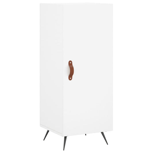 Skænk Hvid 34,5x34x90 cm Træ Materiale