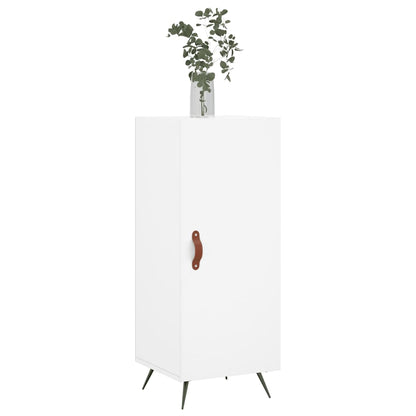 Skænk Hvid 34,5x34x90 cm Træ Materiale