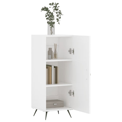 Skænk Hvid 34,5x34x90 cm Træ Materiale