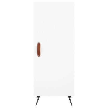 Skænk Hvid 34,5x34x90 cm Træ Materiale