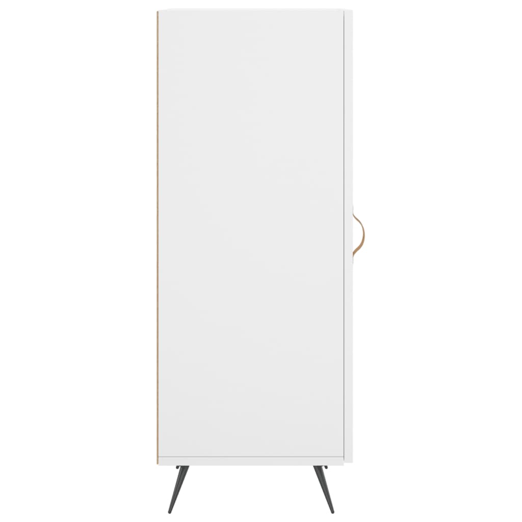 Skænk Hvid 34,5x34x90 cm Træ Materiale