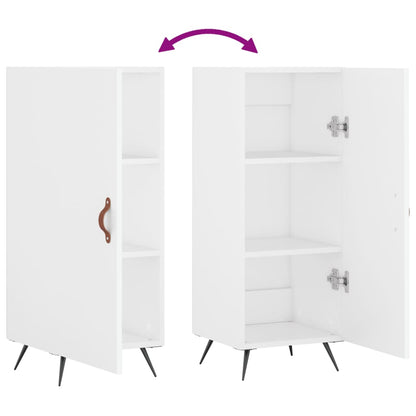 Skænk Hvid 34,5x34x90 cm Træ Materiale