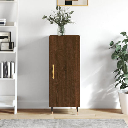 Sideboard Braun Eichen-Optik 34,5x34x90 cm Holzwerkstoff