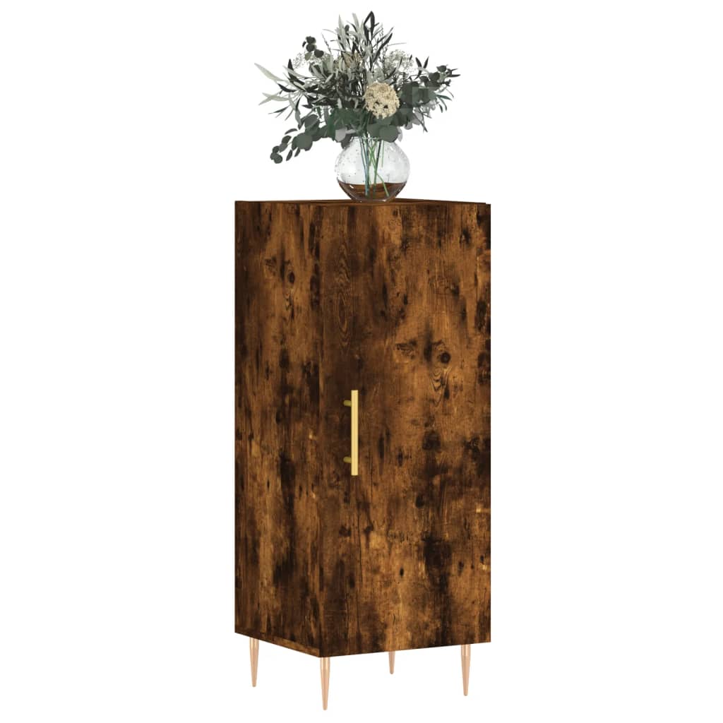 Skænk røget eg 34,5x34x90 cm træmateriale