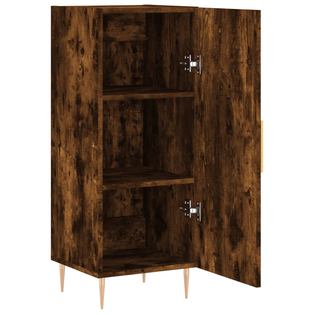 Skænk røget eg 34,5x34x90 cm træmateriale