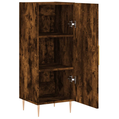 Skænk røget eg 34,5x34x90 cm træmateriale
