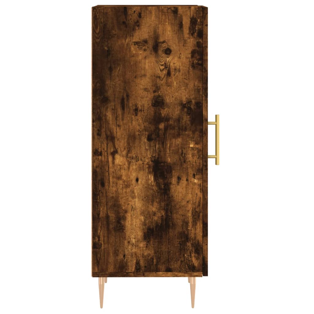 Skænk røget eg 34,5x34x90 cm træmateriale