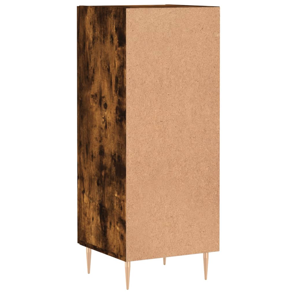 Skænk røget eg 34,5x34x90 cm træmateriale